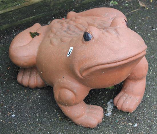 Terracotta toad